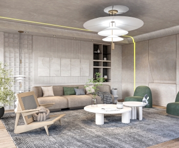 Modern A Living Room-ID:149601946