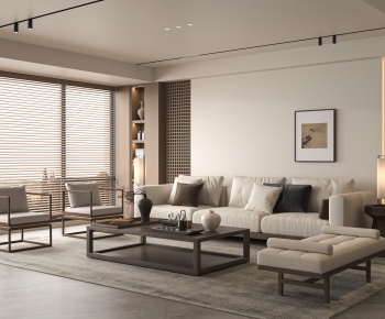 Modern A Living Room-ID:764782916