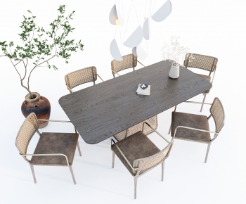 Modern Dining Table And Chairs-ID:196007974