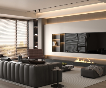 Modern A Living Room-ID:540793906