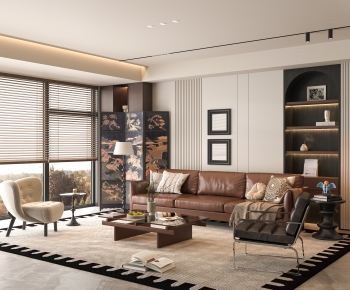 Modern A Living Room-ID:180334094