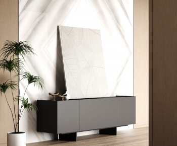 Modern Entrance Cabinet-ID:698983911