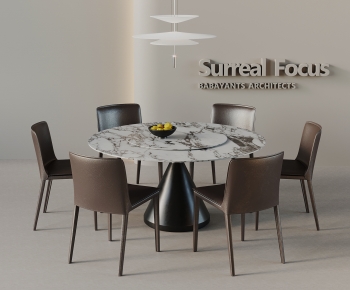 Modern Dining Table And Chairs-ID:698360929