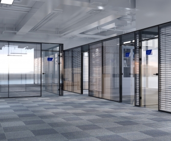 Modern Glass Screen Partition-ID:397568948