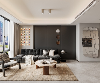 Modern A Living Room-ID:414519073