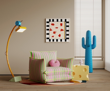 Modern Single Sofa-ID:317114118