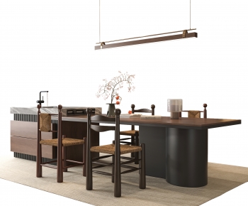 French Style Dining Table And Chairs-ID:996649985