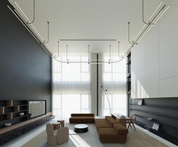 Modern A Living Room-ID:831643104