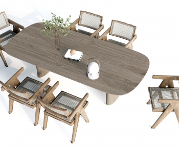Modern Dining Table And Chairs-ID:481348049