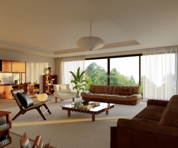 Modern A Living Room-ID:393599995