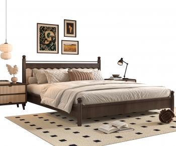 French Style Double Bed-ID:148081063
