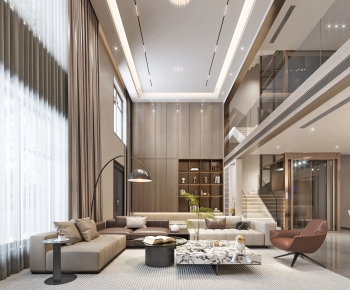 Modern A Living Room-ID:803503046