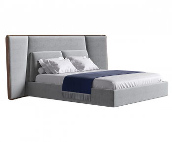 Modern Double Bed-ID:911412001