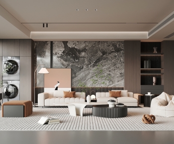 Modern A Living Room-ID:968497042