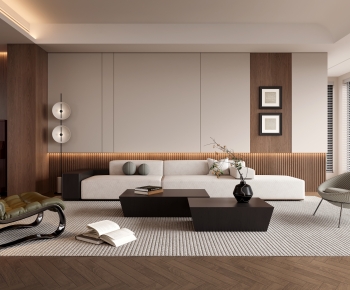 Modern A Living Room-ID:724310938