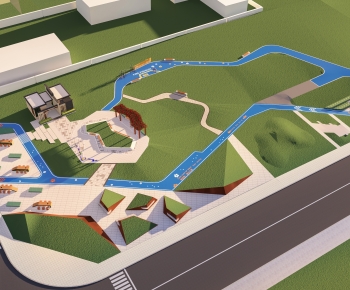 Modern Park Landscape-ID:904155977