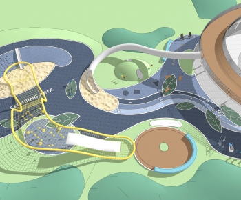 Modern Park Landscape-ID:270751951