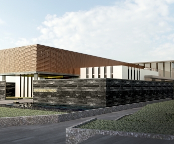 Modern Appearance Of Commercial Building-ID:623939049