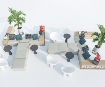 Modern Card Seat Sofa-ID:815824037