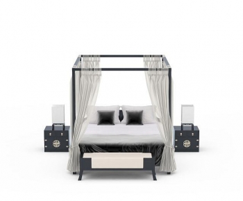 Modern Double Bed-ID:513300909