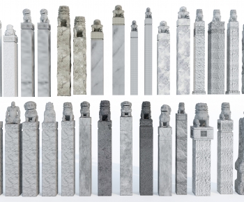 Chinese Style Column-ID:167996882