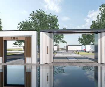 New Chinese Style Gate-ID:524112941