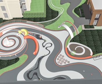 Modern Park Landscape-ID:179924015