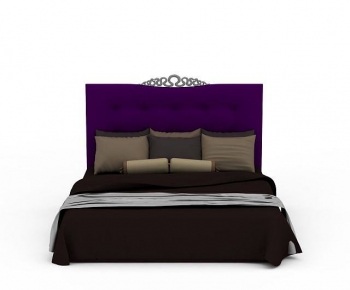 Modern Double Bed-ID:732970958