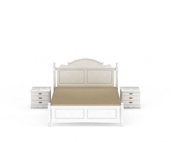 Simple European Style Double Bed-ID:231744053