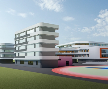 Modern School Building-ID:382241969