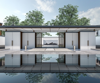 New Chinese Style Gate-ID:929028992