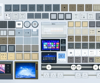 Modern Switch Socket Panel-ID:692820071