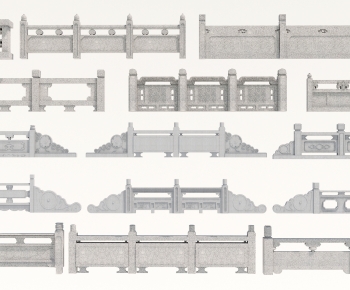 New Chinese Style Guardrail-ID:983450426