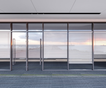 Modern Glass Screen Partition-ID:358009378