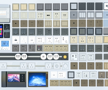 Modern Switch Socket Panel-ID:804064046