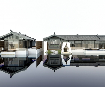 New Chinese Style Appearance Of Commercial Building-ID:929167998