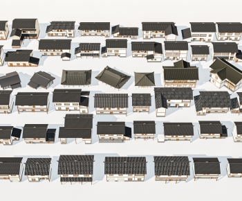 New Chinese Style Residential Building-ID:292038937