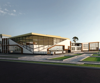 Modern Architecture Of Artistic Style-ID:101320765