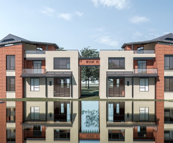 New Chinese Style Residential Building-ID:750595096