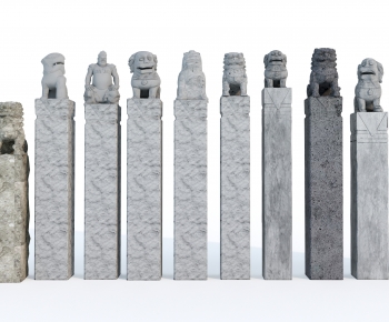 Chinese Style Column-ID:420104036