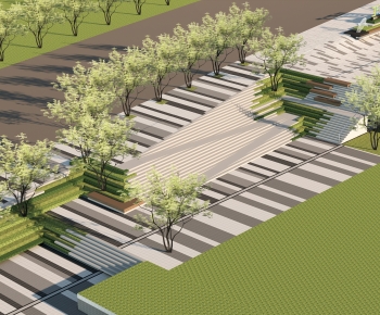 Modern Park Landscape-ID:632503038