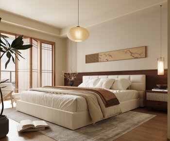New Chinese Style Bedroom-ID:665531222