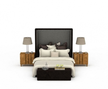 Modern Double Bed-ID:501302964
