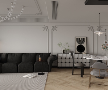 French Style A Living Room-ID:965511087