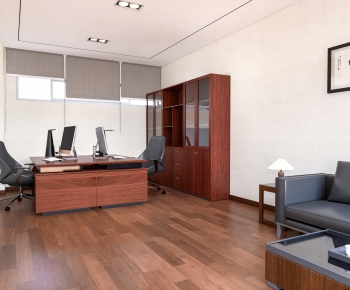 New Chinese Style Manager's Office-ID:651340014