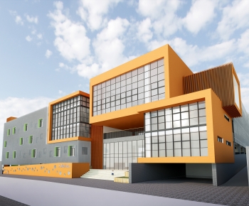 Modern School Building-ID:224126108