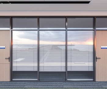 Modern Glass Screen Partition-ID:352602964