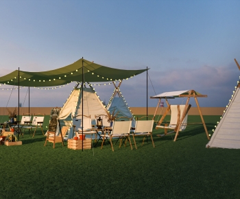 Modern Park Landscape-ID:930444002