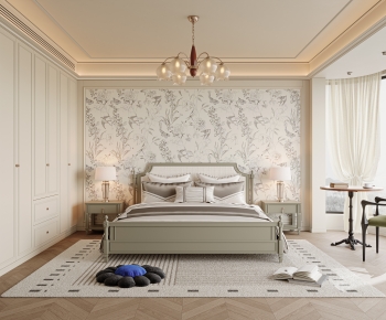 French Style Bedroom-ID:385910998