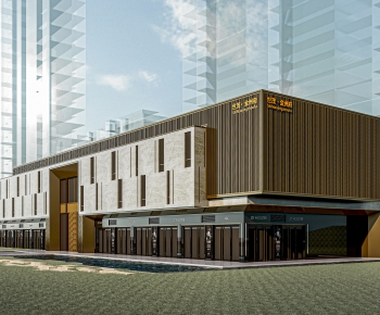 Modern Appearance Of Commercial Building-ID:274761926